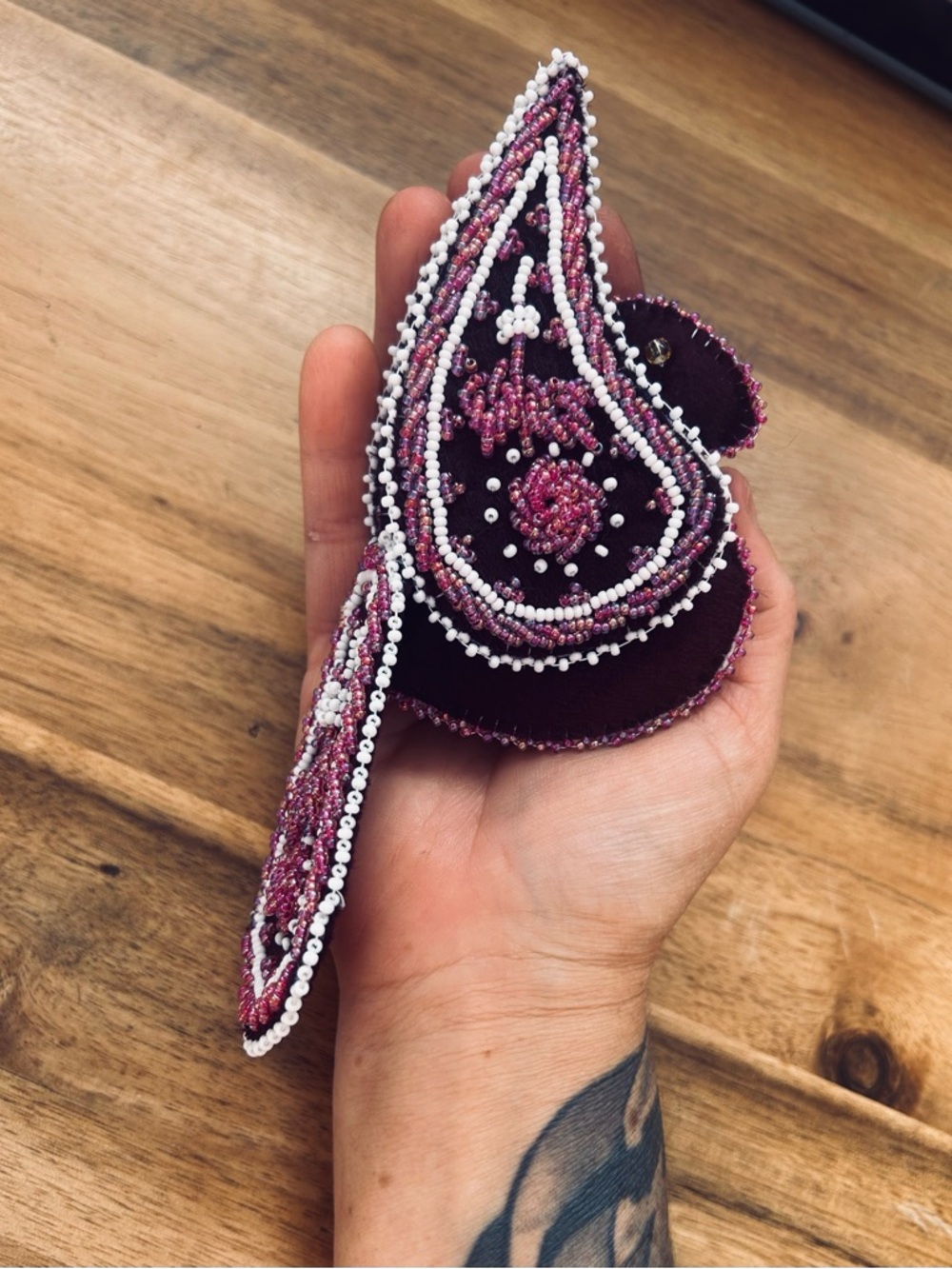 Iroquois Beaded Whimsy Handbag Jewelry